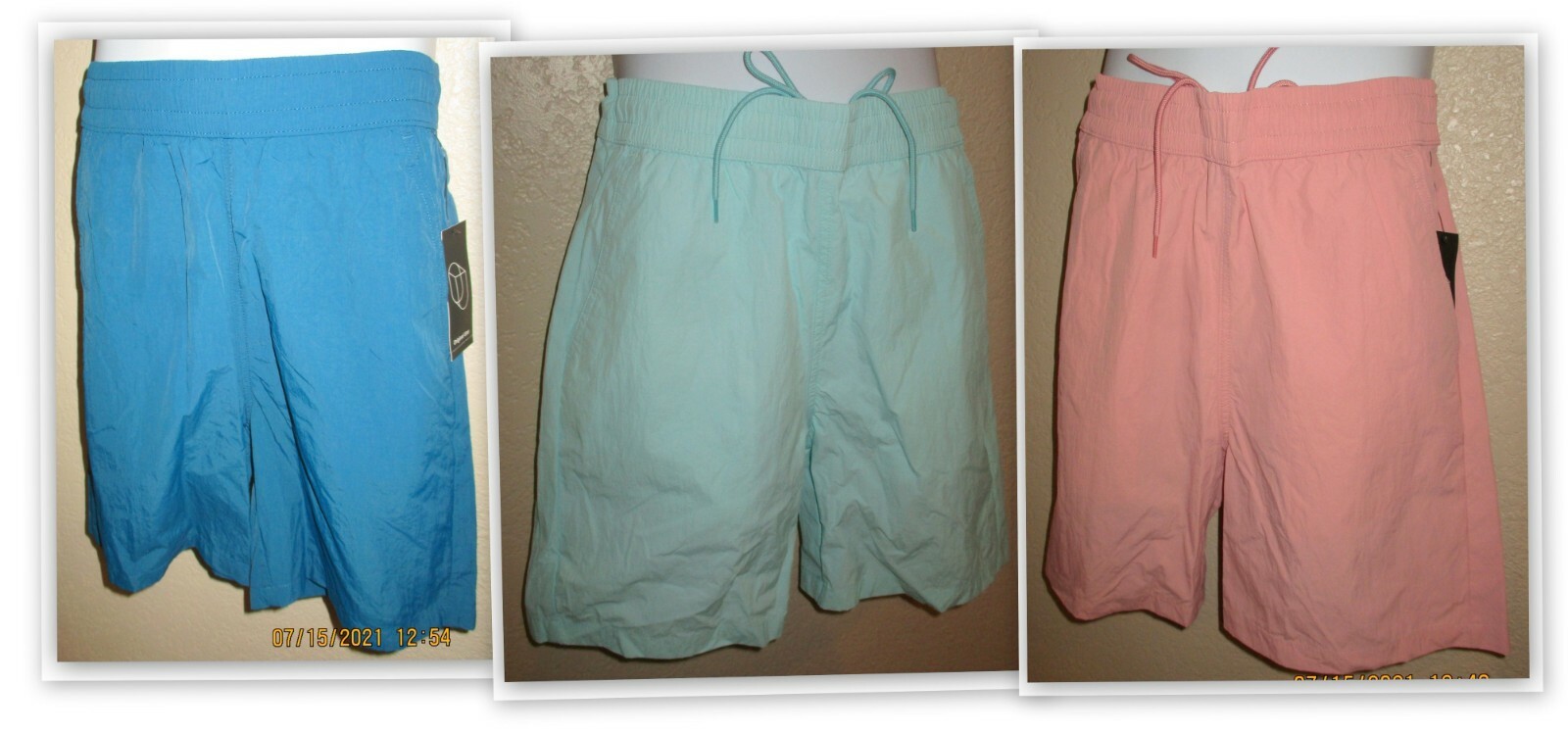 Original Use 6.25″ Inseam Athletic Short LITE 100% NYLON QUICK DRY elastic & Tie