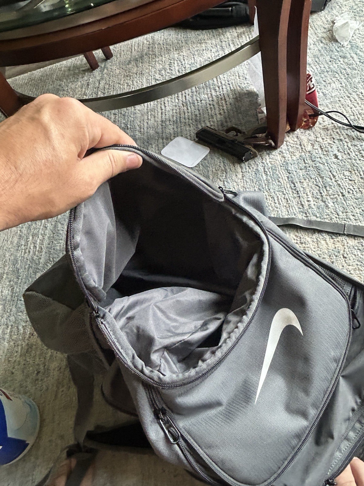 Nike Brasilia 9.5 Training Backpack 30L Iron Grey/Black