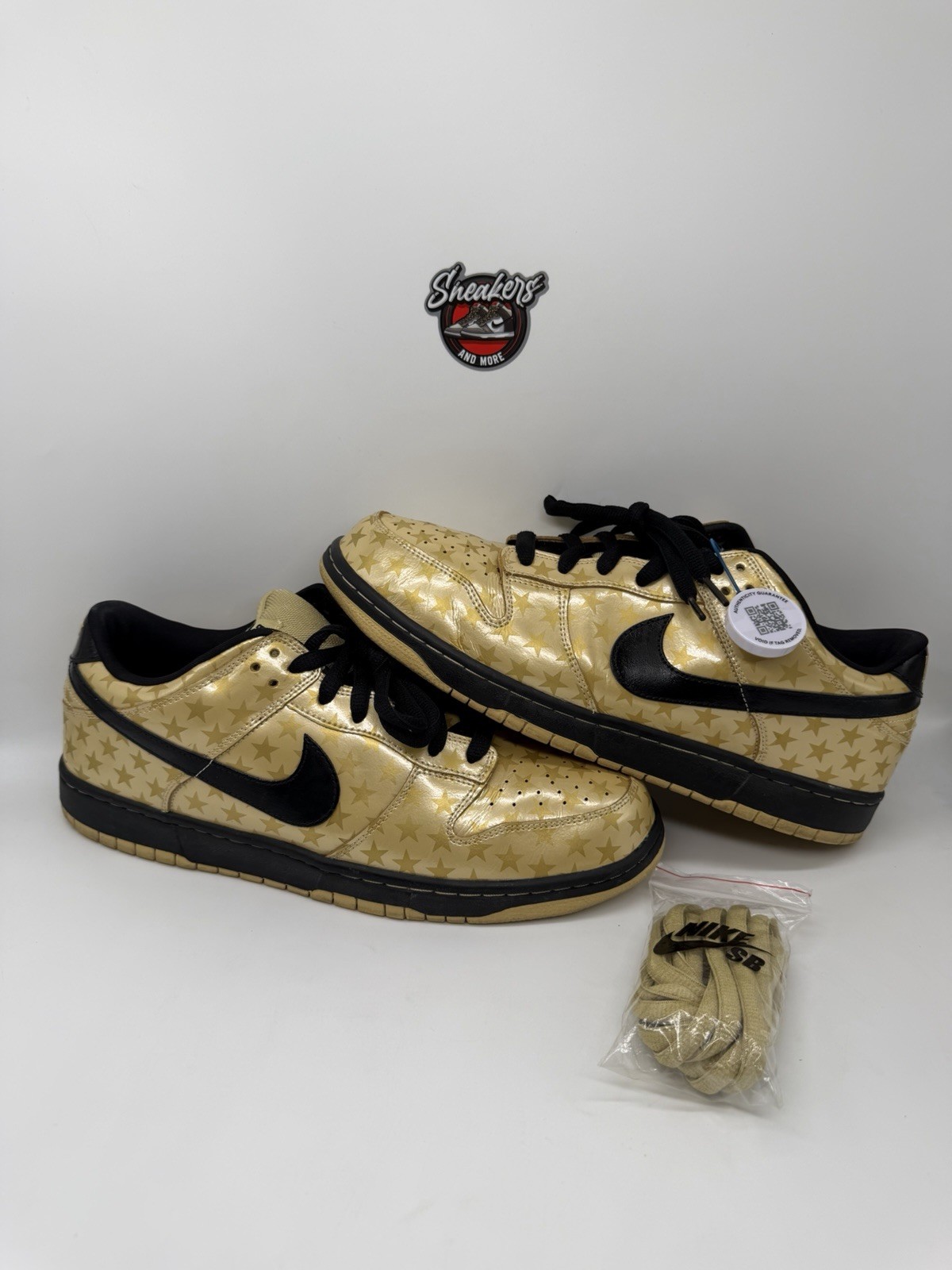 Nike Dunk SB Low Trickstar Gold Star 2008 Black 313170-702 Men’s Size 13 OG All