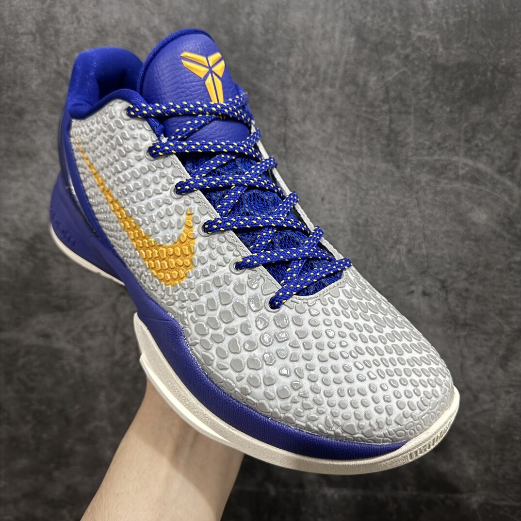New NK Zoom Kobe 6 Lakers Home 429659-104 Men’s Basketball Shoes