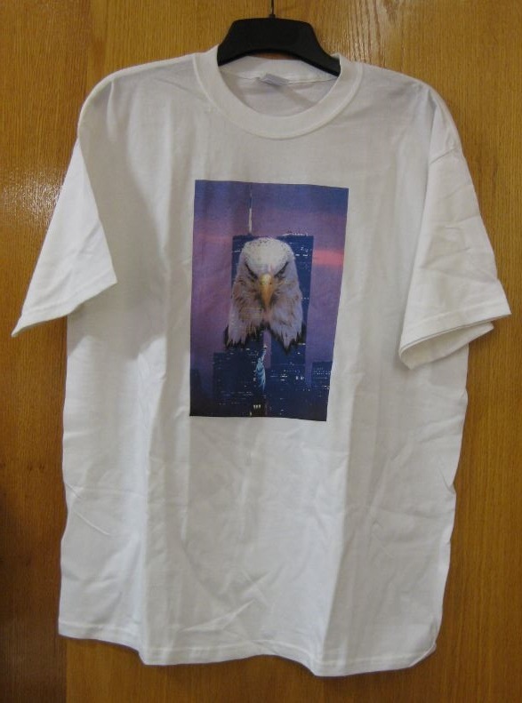World Trade Center 9/11 WTC America Eagle T-Shirt XL Tee Shirt NY NYC New York
