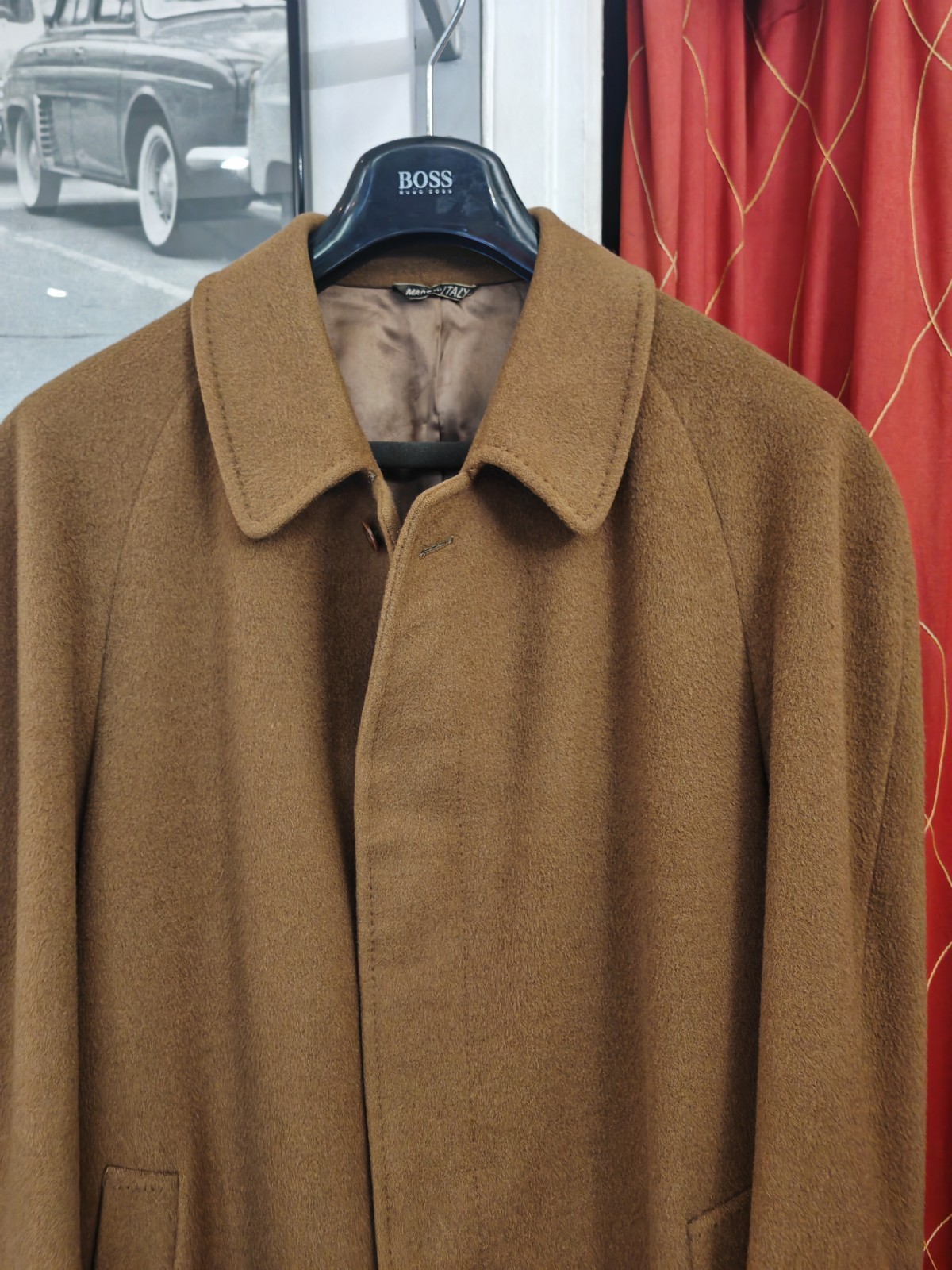 CANALI 1000€ Men’s Coat 100% Virgin Wool Size EU 52 ( XL ) Made In Italy