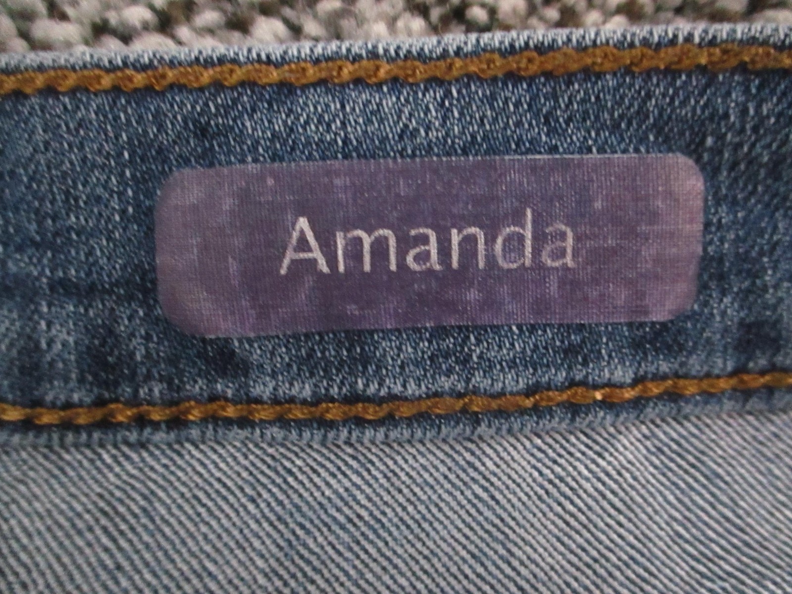 Gloria Vanderbilt Jeans Womens 12S Blue Amanda Stretch Classic 5 Pocket 31×28