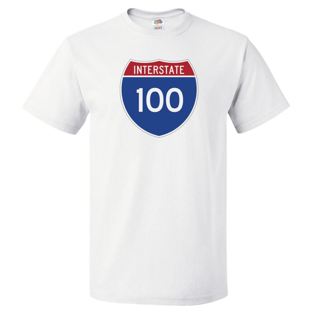 Custom Interstate Sign Shirt Personalized Highway Sign T-Shirt