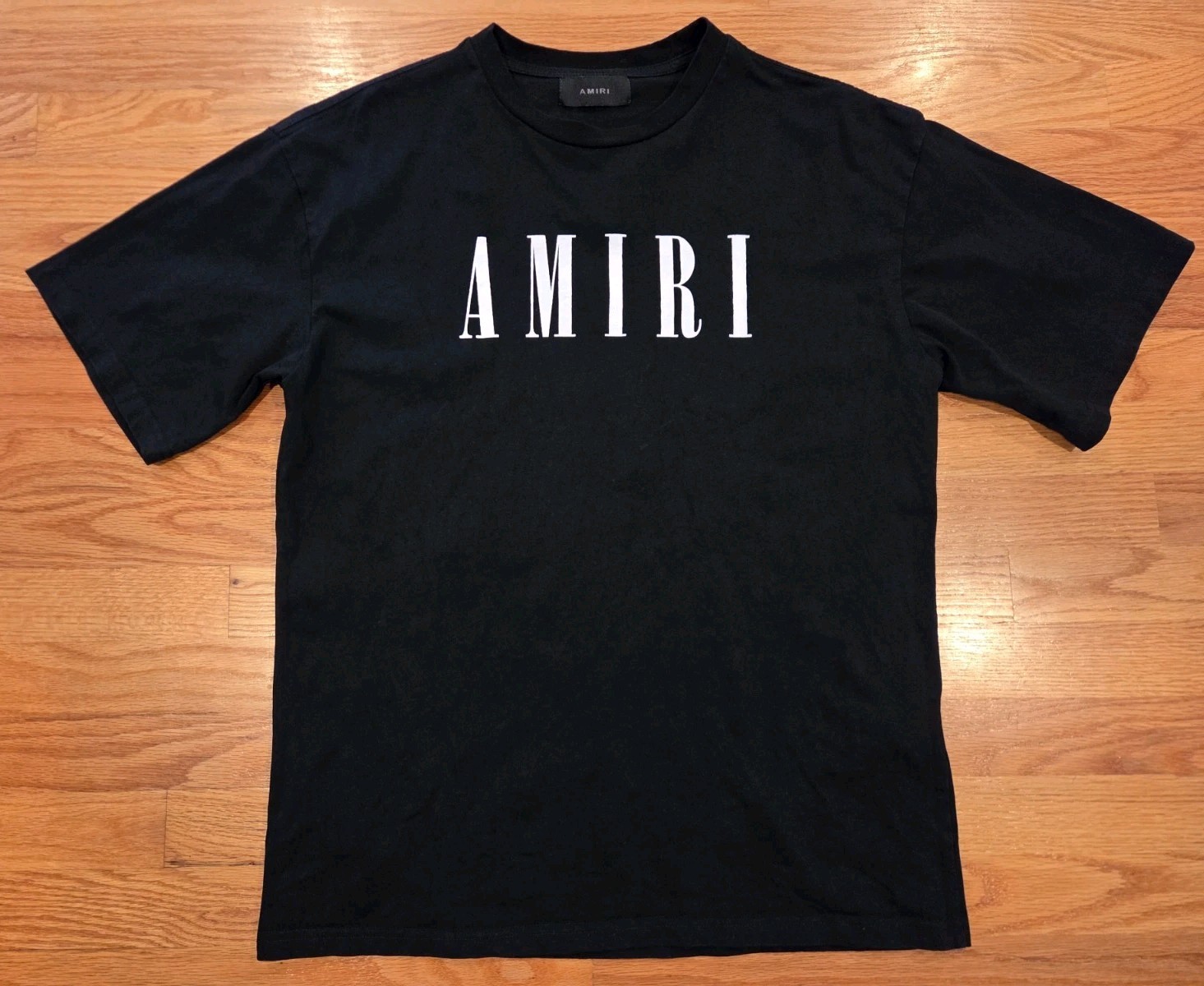 Amiri Shirt Size L Black Used Spell Out USA AMIRI