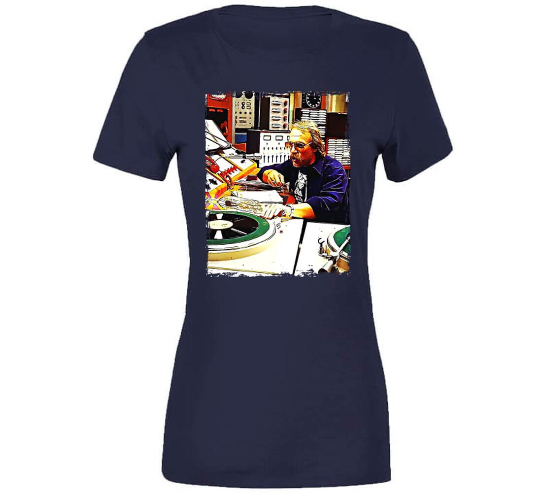 Johnny Fever Spinning Discs Wkrp In Cincinnati T Shirt