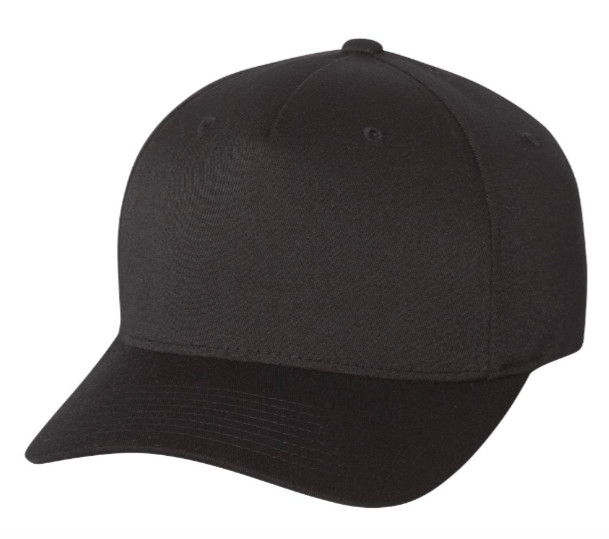 Saab Car Logo on Black Hat Flexfit Baseball Cap Printed Emblem S/M And L/XL