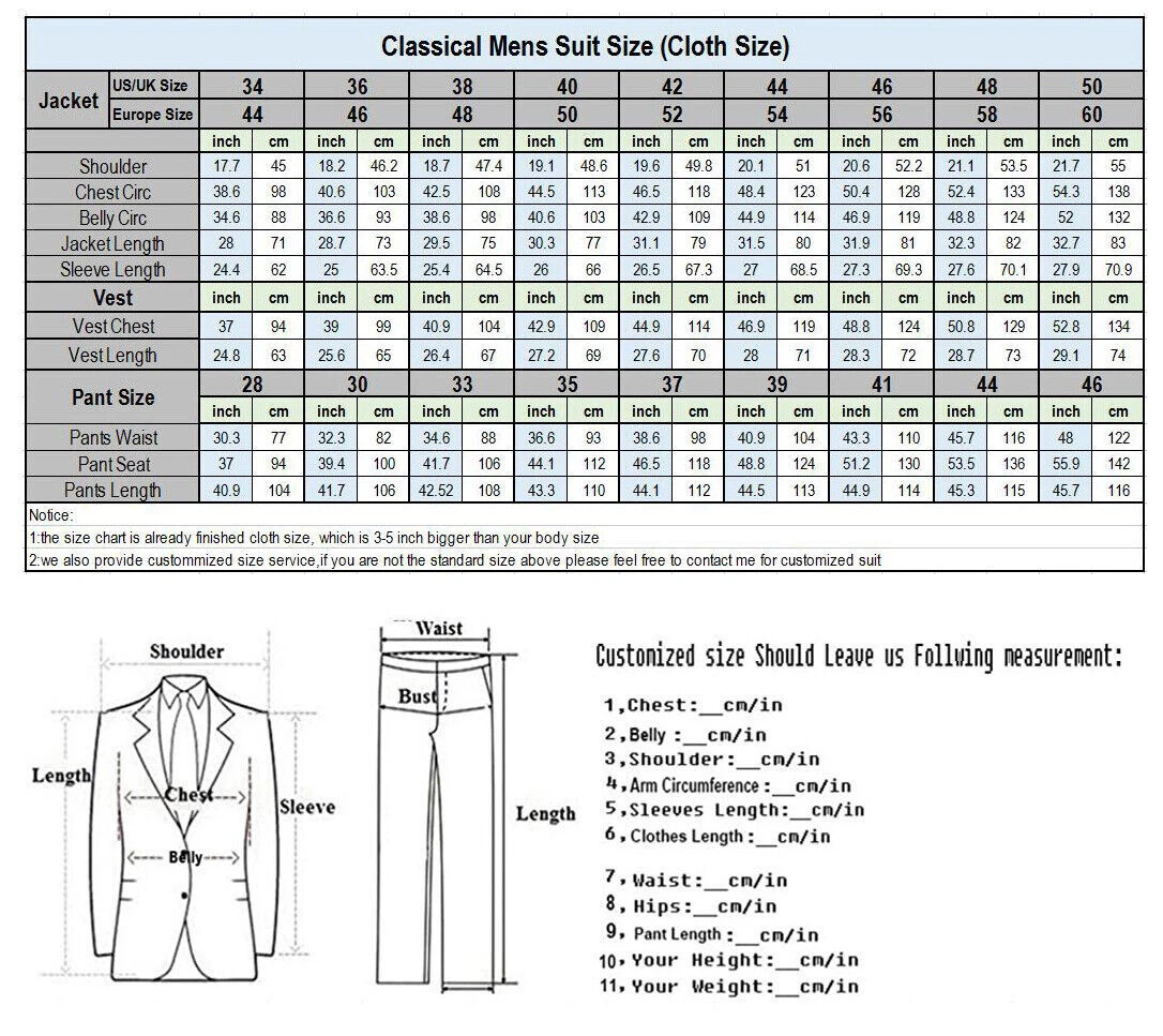 Men Emerald Green Gold 3 Piece Tuxedo Suit Wedding Groom Prom Formal Party Wear