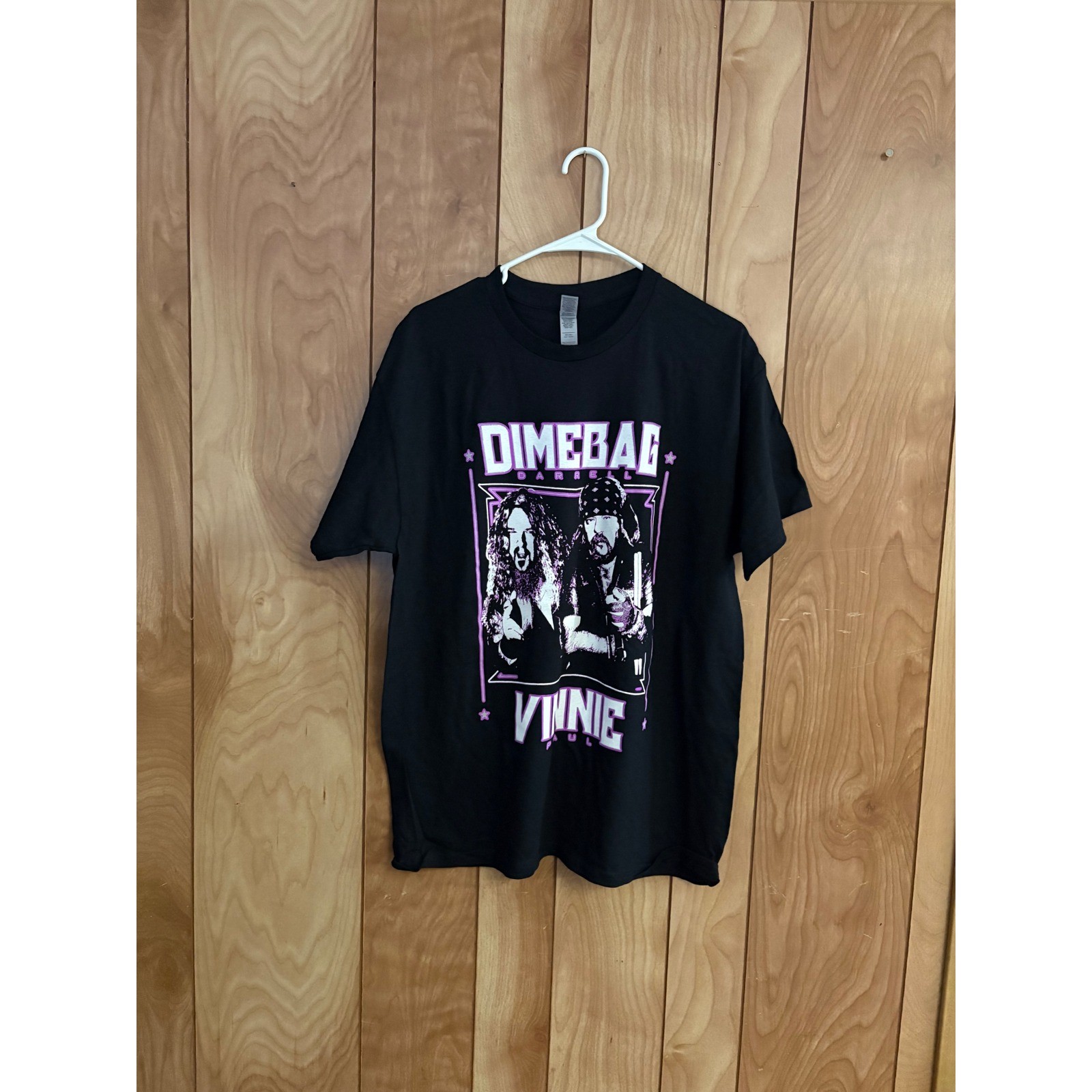 Gildan Abbott Brothers Dimebag Darrell Vinnie Paul World Tour 2024 T-Shirt Large