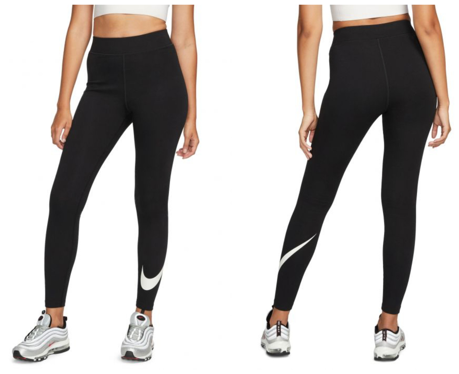 Nike Women’s Tight Fit High Rise Full Length Leggings Classic Black NEW NWT