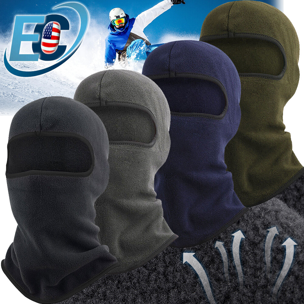 Balaclava Full Face Mask Winter Fleece Thermal Windproof Ski Hat for Men Women