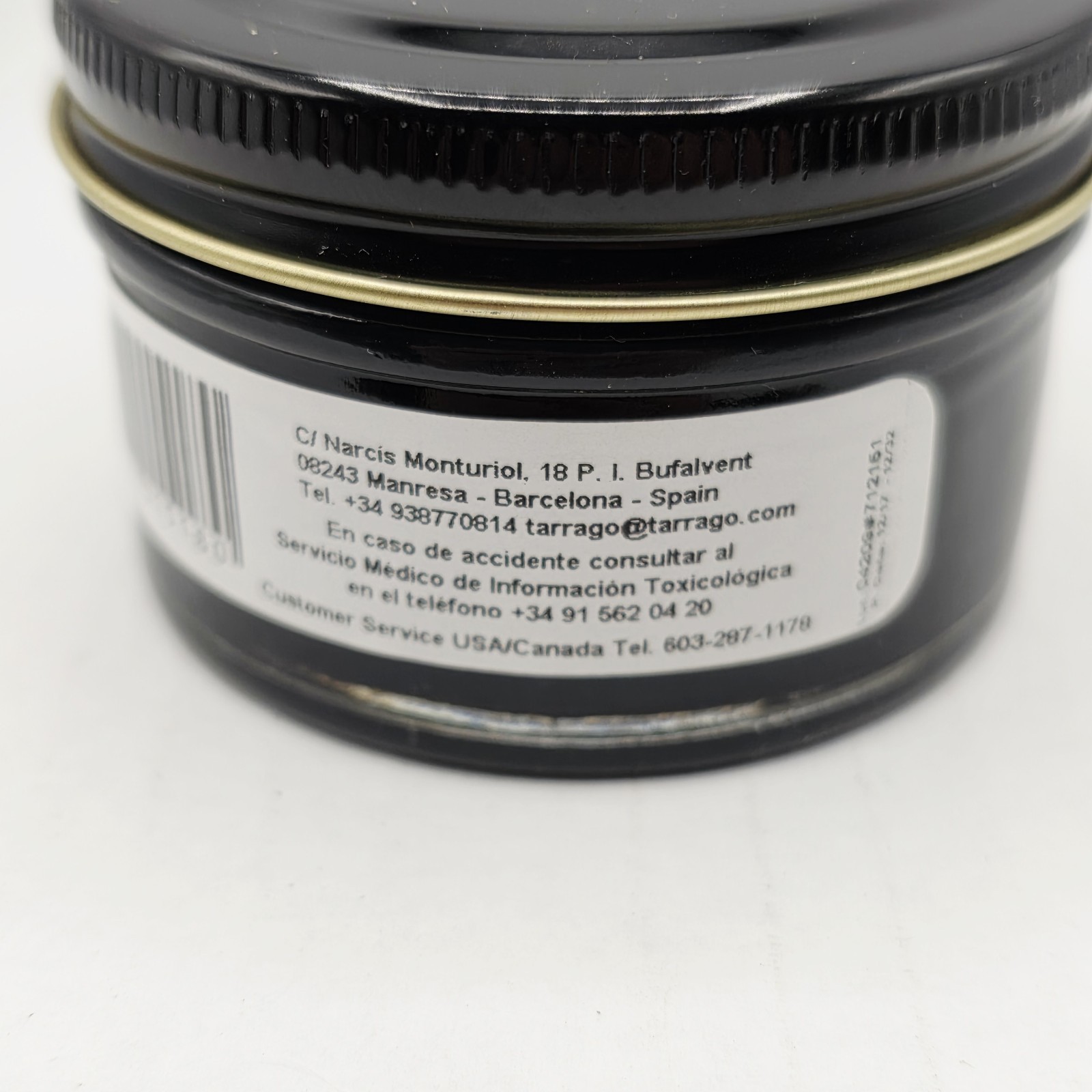 Tarrago Shoe Polish # 18 Black Cream Leather Protector 1.76 oz. 50ml Boot