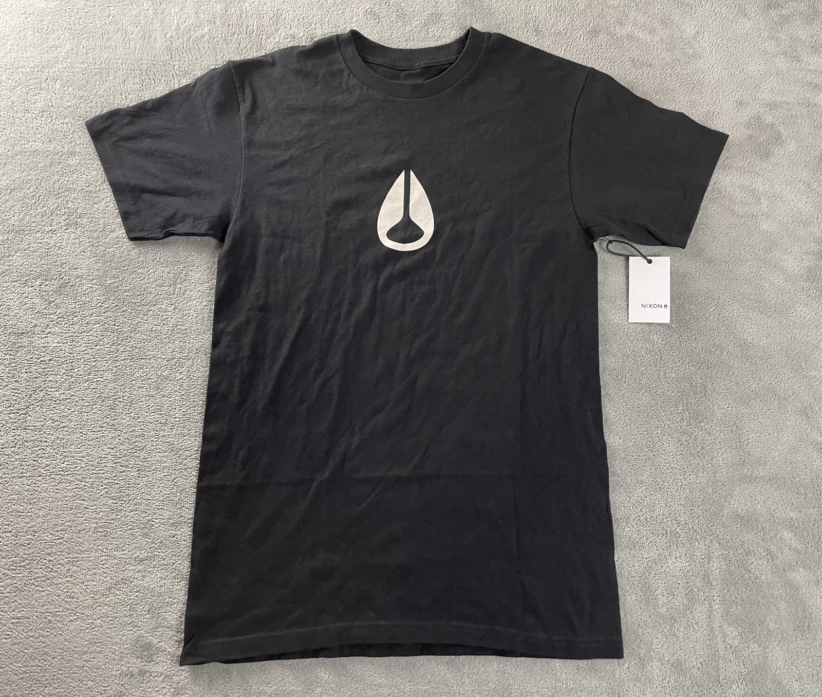 Nixon Small T Shirt Team Designed, Custom Built Black New With Tags
