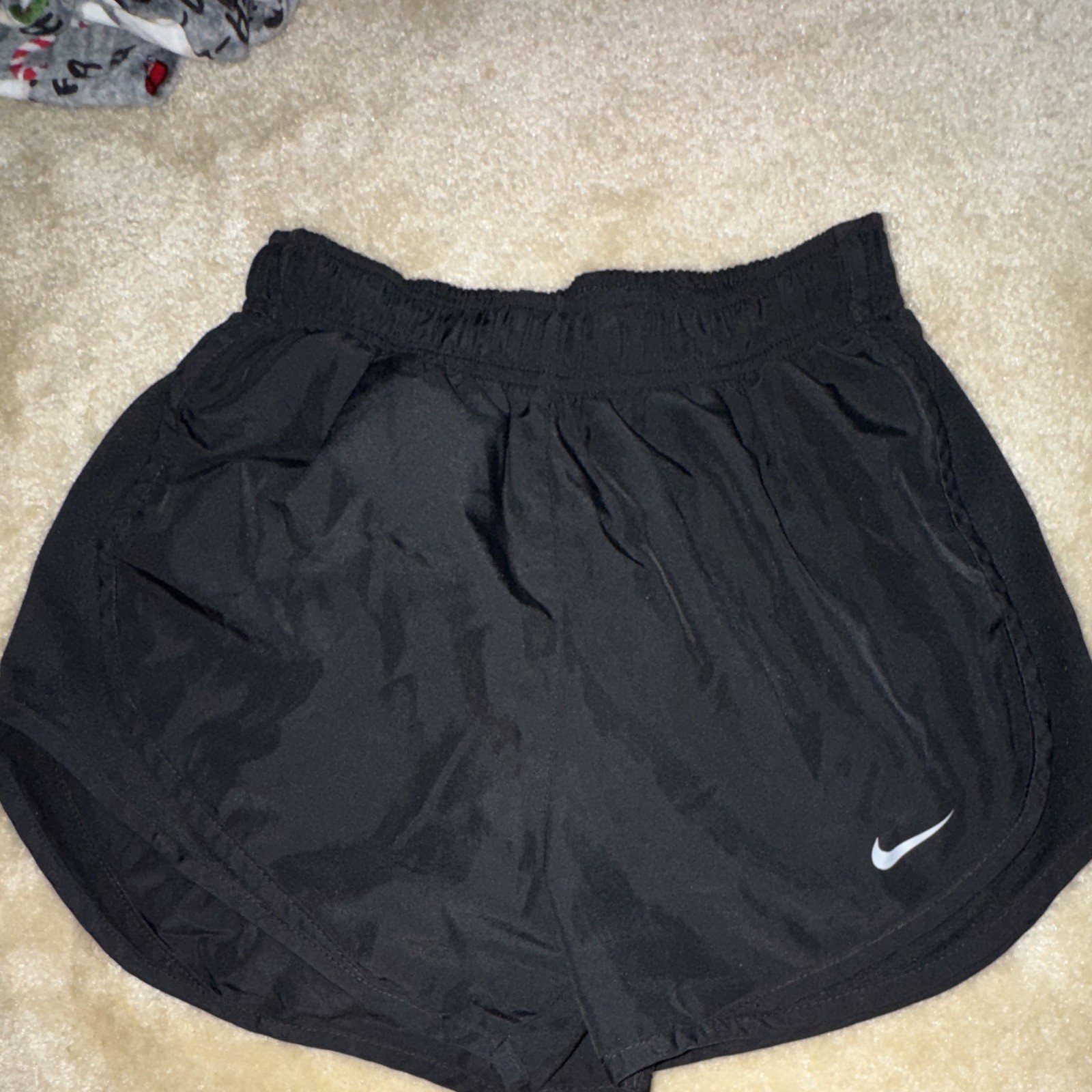 Nike Dri-FIT Women’s Black Athletic Pull-On Shorts Elastic Waist Running S