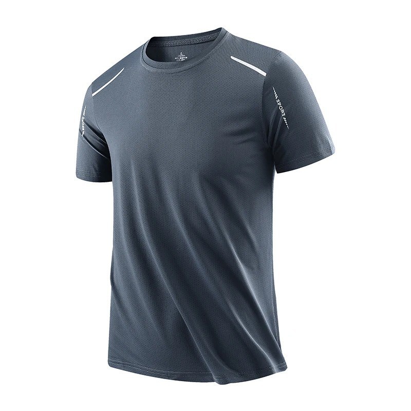 SlimFit CHRLCK Men’s Quick Dry Running T-Shirt Breathable Sports Gym Fitness Top