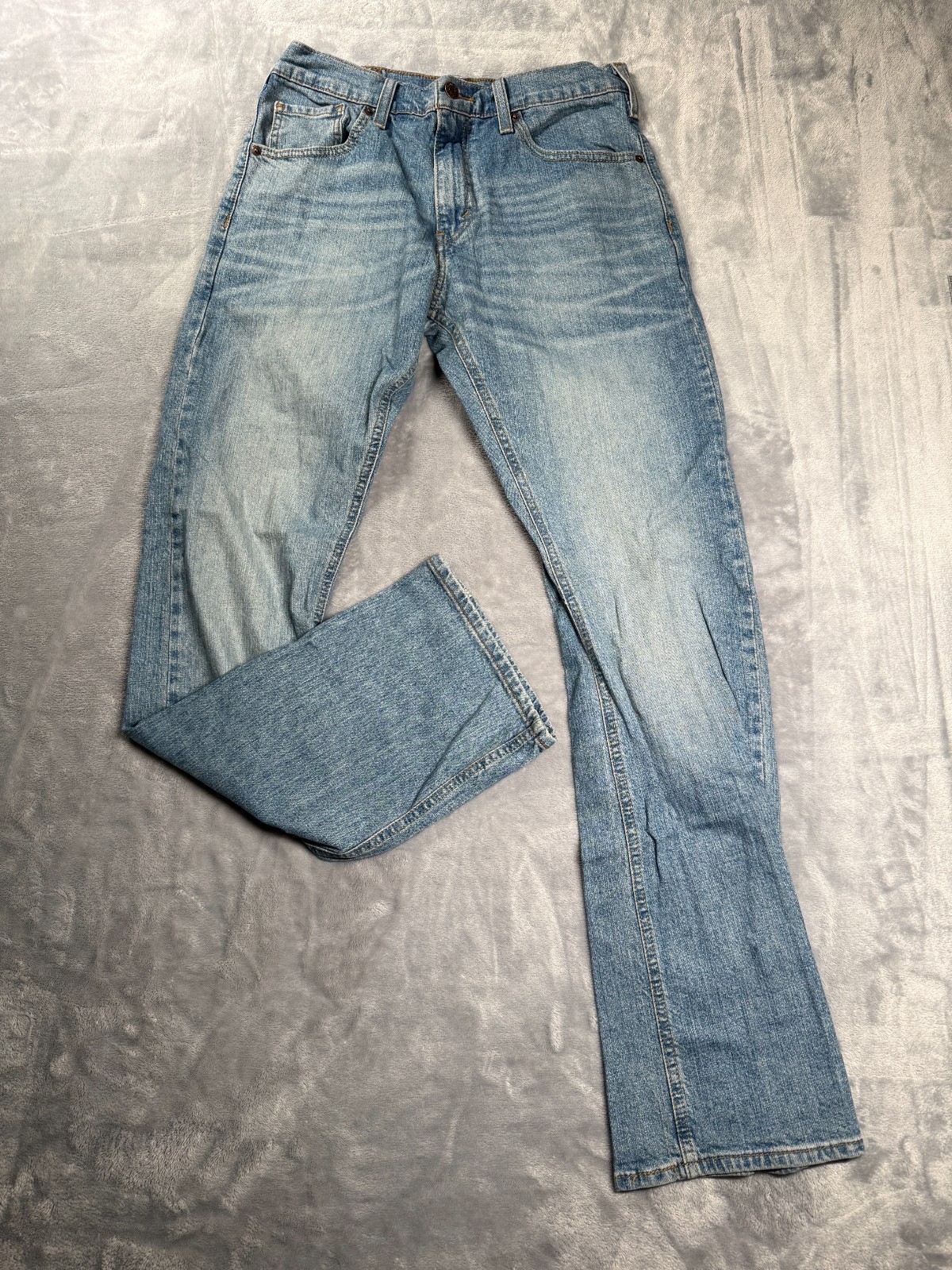 Signature By Levi Strauss Bootcut Jeans Mens 30×32 Blue Denim Cotton Stretch