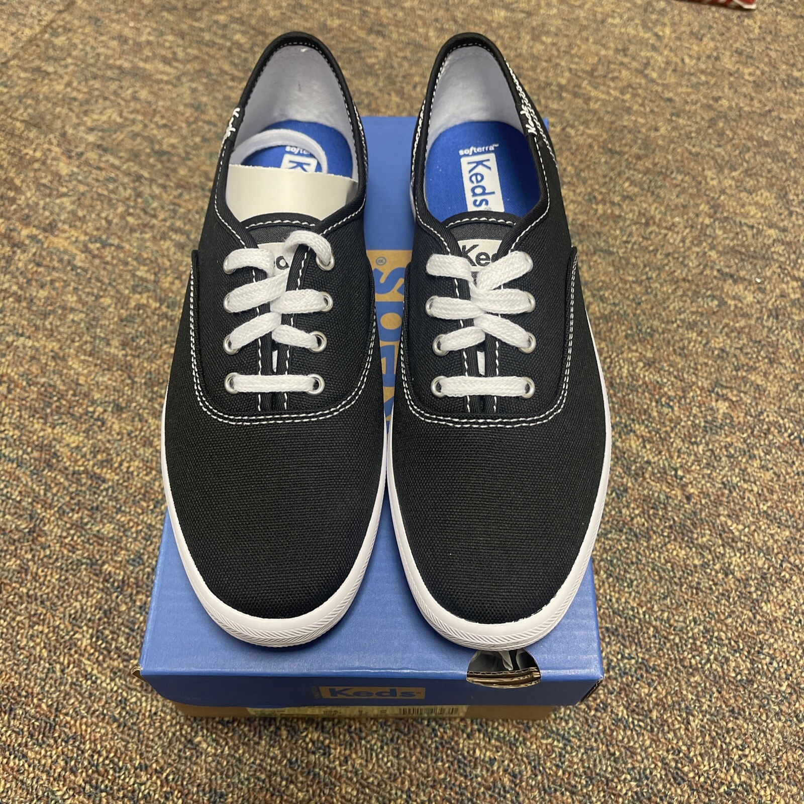 PICK SIZE/ Keds Women’s Champion BLACK/WHITE Canvas Shoe