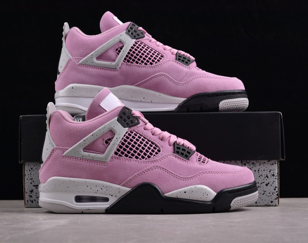Jordan 4 “Orchid” Mid Top Retro Women’s and Men’s Bsketball Shoes