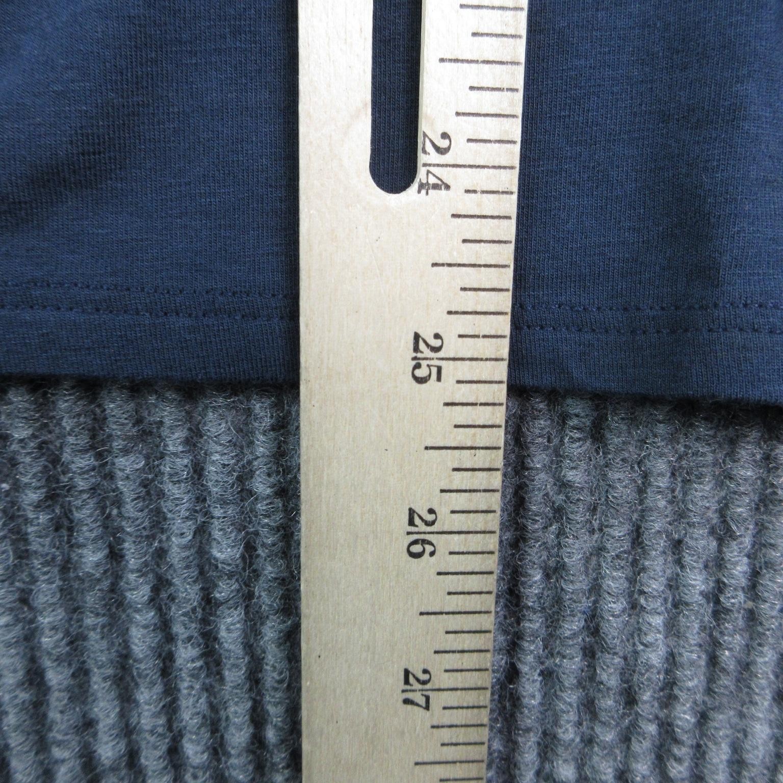 Duluth Trading Co. Shirt Womens Small Blue Scoop Neck Long Sleeve Basic NWT