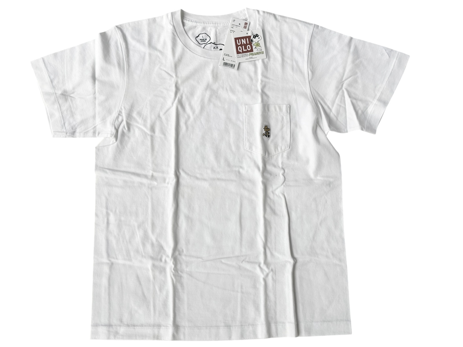 KAWS x PEANUTS Snoopy x UNIQLO NWT T-Shirt Size L White