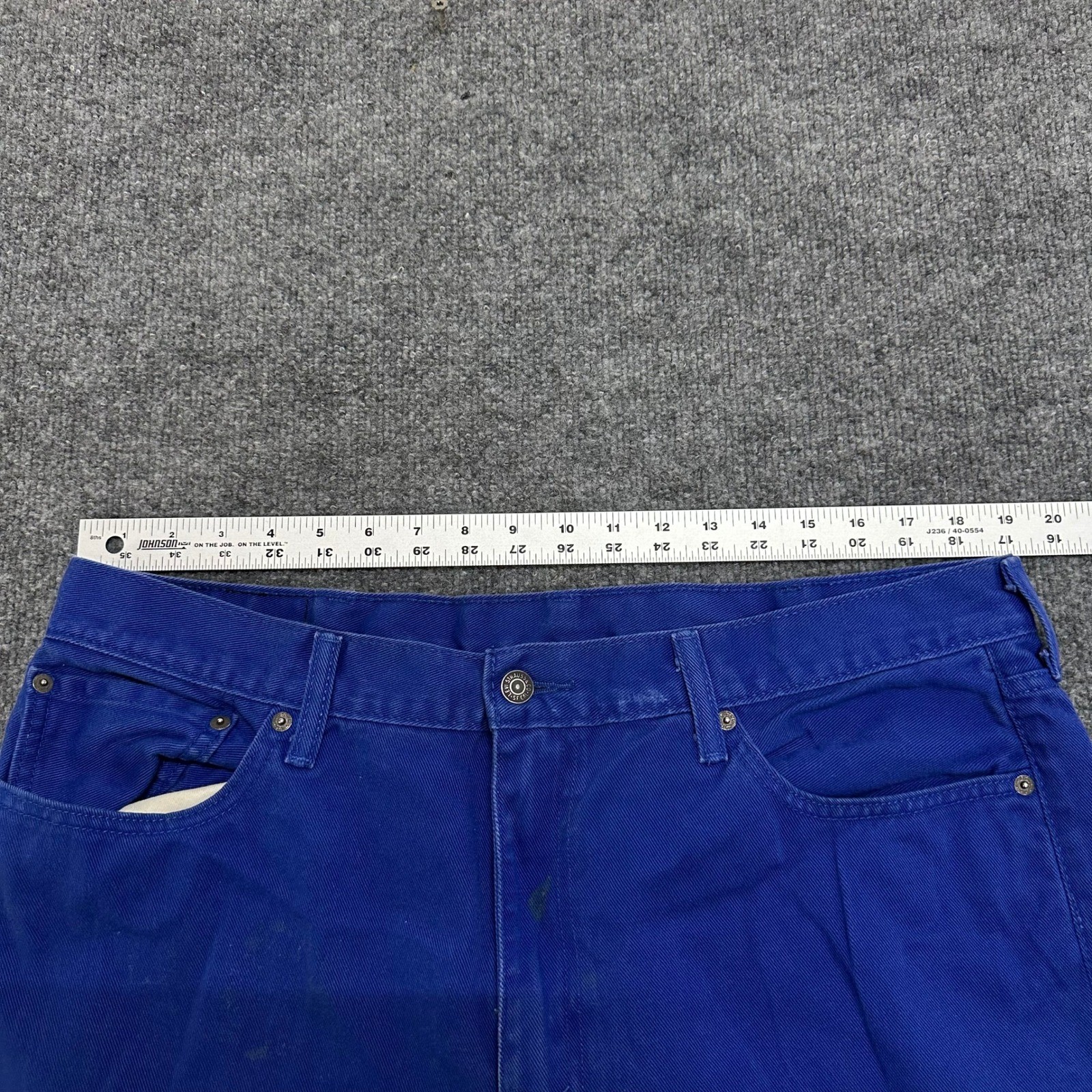Levi’s Pants Mens Size 38×34 Royal Blue 541 Athletic Taper Stretch Casual Cotton
