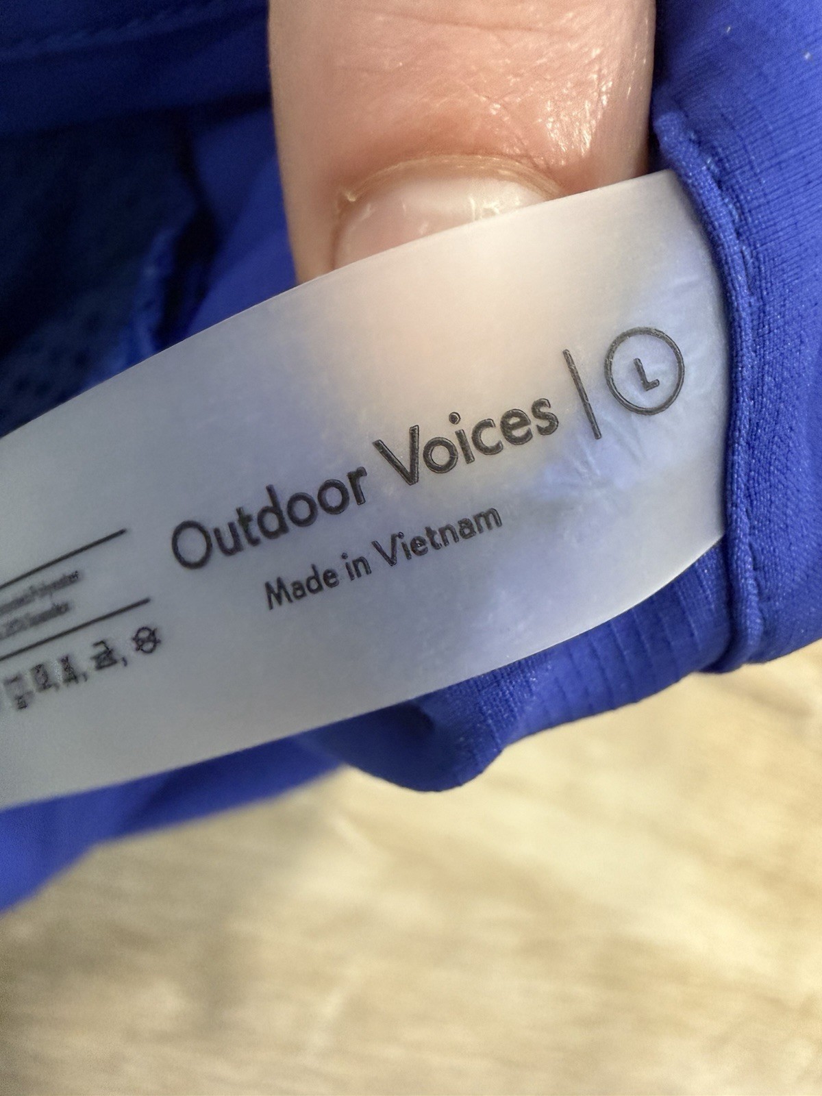 Outdoor Voices NEW SolarCool 6″ Boardshorts NWT Blue Stone