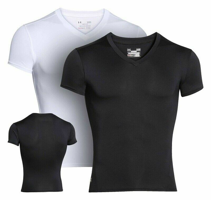 Under Armour 1216010 UA Tactical Tee HeatGear Compression V-Neck T-Shirt