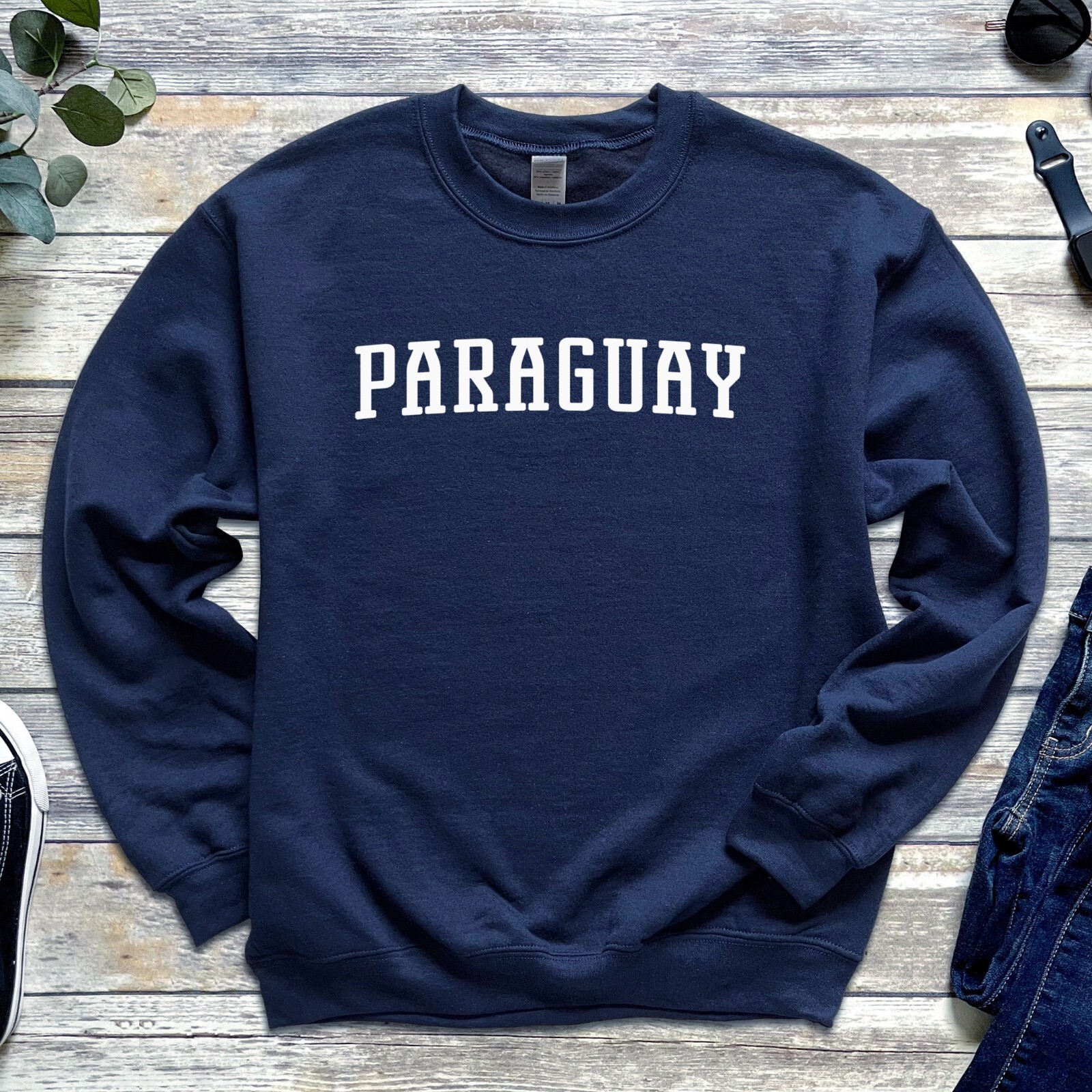Paraguay Sweatshirt | Paraguay Crewneck Sweatshirt | Adult Unisex Sweatshirt