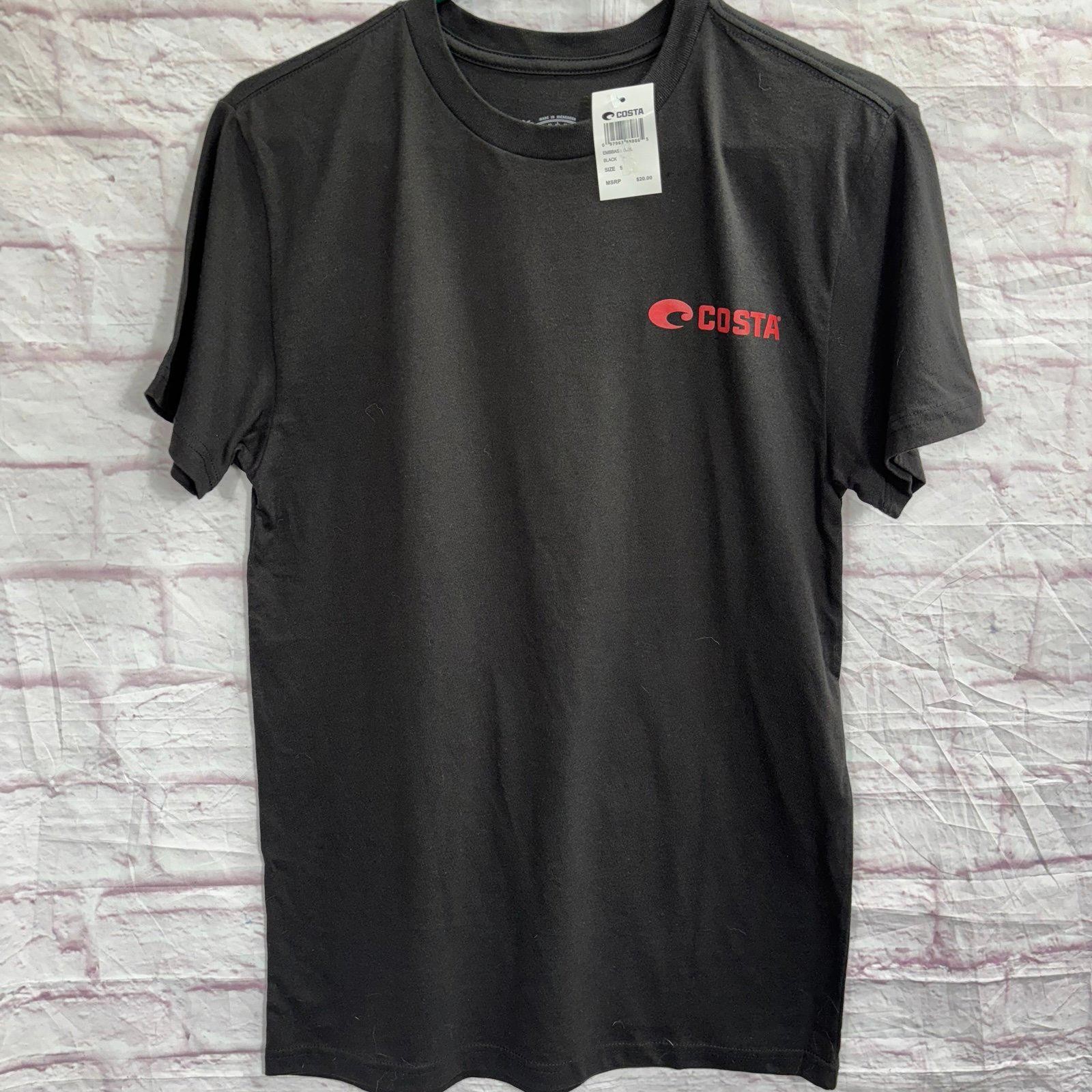 Costa Black Graphic T-Shirt Mens Small NWT