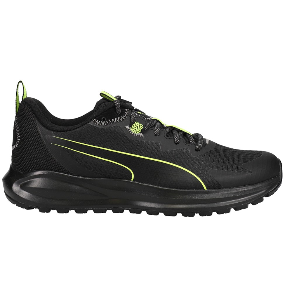 PUMA Twitch Runner Trail Running Mens Black Sneakers Athletic Shoes 37696101