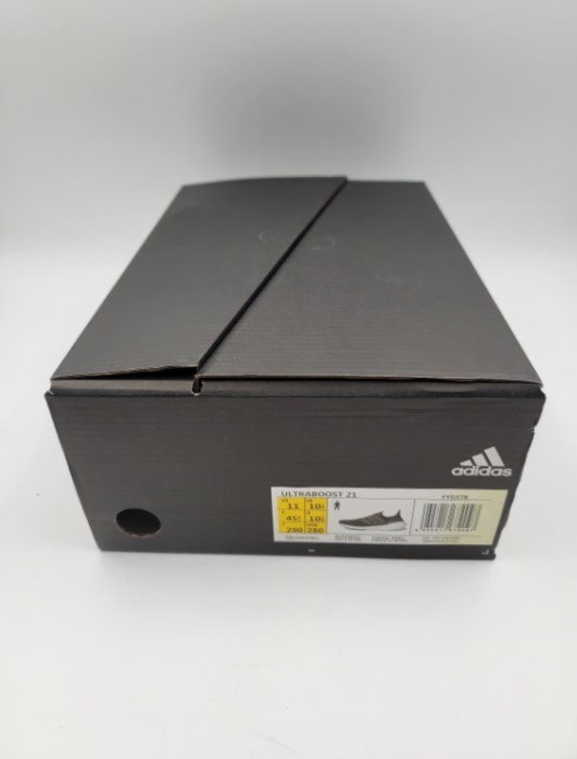 Adidas Ultraboost 21 Black Mens Running FY0378 NEW Size 11
