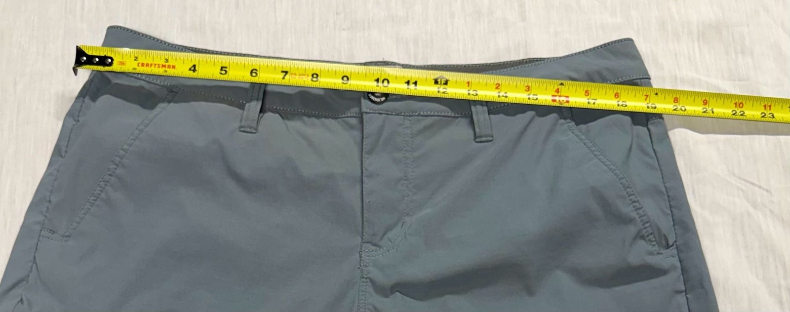 Weatherproof Vintage Men’s Packable Hybrid Trail Shorts Size 36 Blue Gray