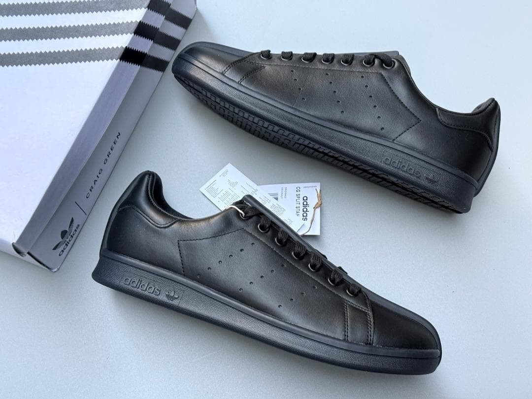 A classic split in half Collaboration Stan Smith black 10