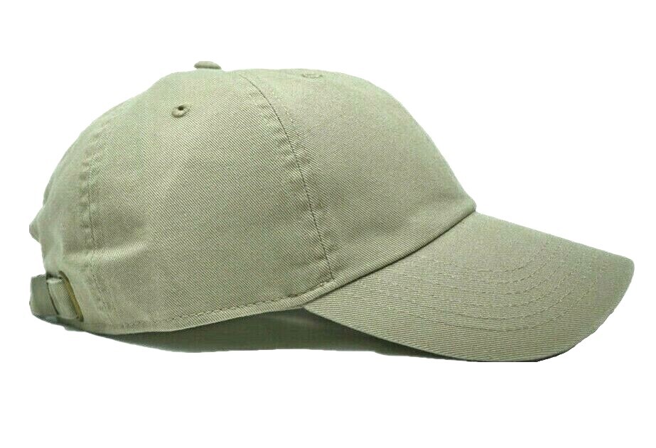 Men Cotton Baseball Cap Adjustable Polo Style Washed Solid Plain Blank Dad Hat