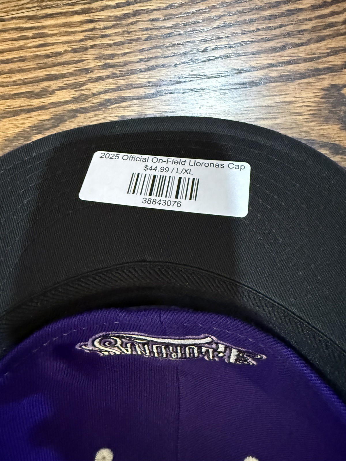 2025 Official On-Field Lloronas Cap Rocky Mountain Vibes hat BNWT Size L/XL