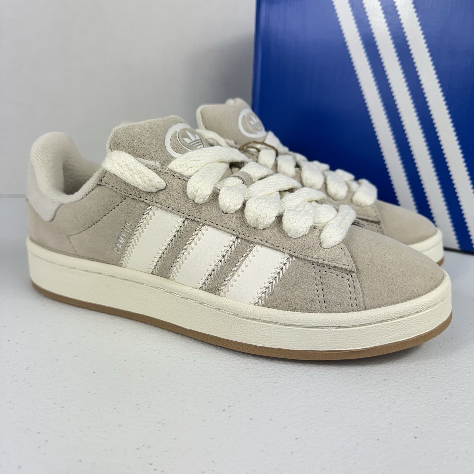 Adidas Campus 00s Camp Wonder White Wonder Beige Women’s Size 7-9.5 JQ5803