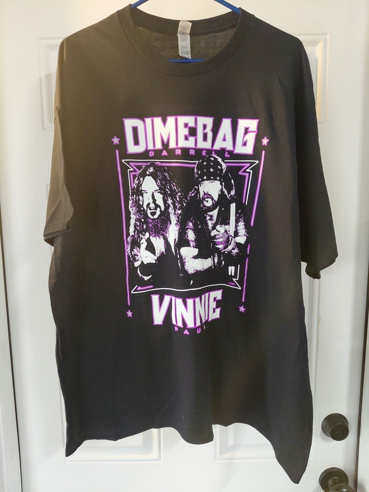 Abbott Brothers Vinnie Paul Dimebag Darrell Pantera Mens Black Shirt New 2XL