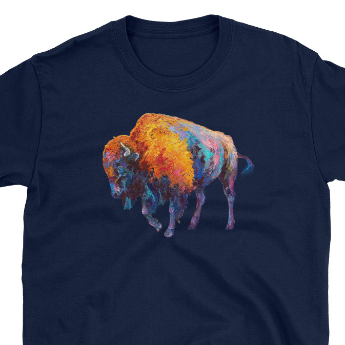 Buffalo Shirt American Bison Shirt Wild Animal Unisex T Shirt