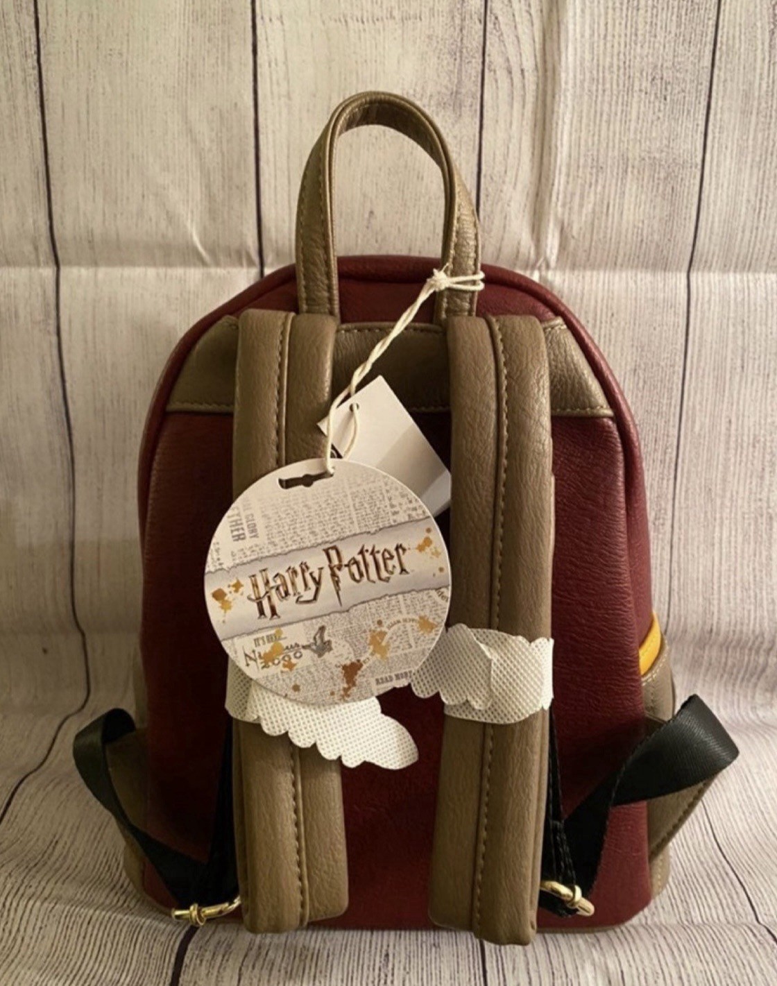 Loungefly Harry Potter Ron Weasley Quidditch backpack/Wallet Set RARE heartLOGO
