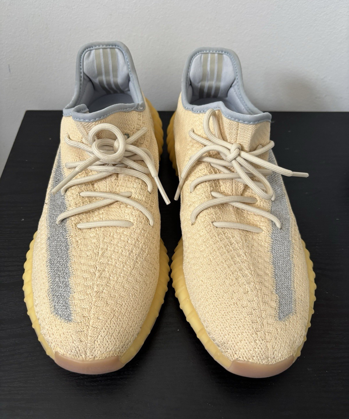 adidas Yeezy Boost 350 V2 Linen Primeknit Low Top Beige/Gray FY5158