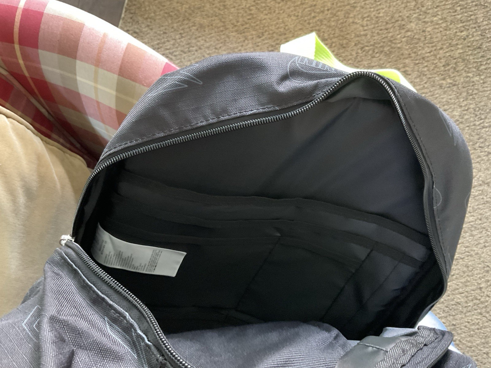 NEW Nike 3BRAND Graphic Backpack Black/Volt 30L Bottle Holder & Pockets Ret $55