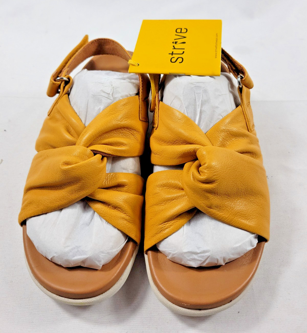 NWT Amber Leather Slingback Orthopedic Sandal, Strive Tahiti II – Size 7
