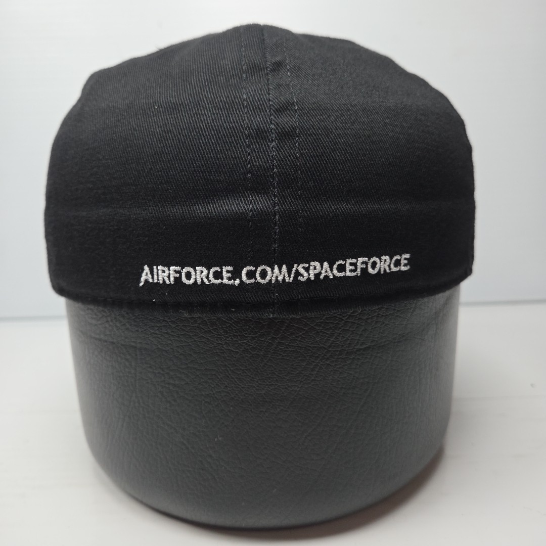 United States US Space Force Fitted Hat Cap Flexfit Embroidered Logo – Black