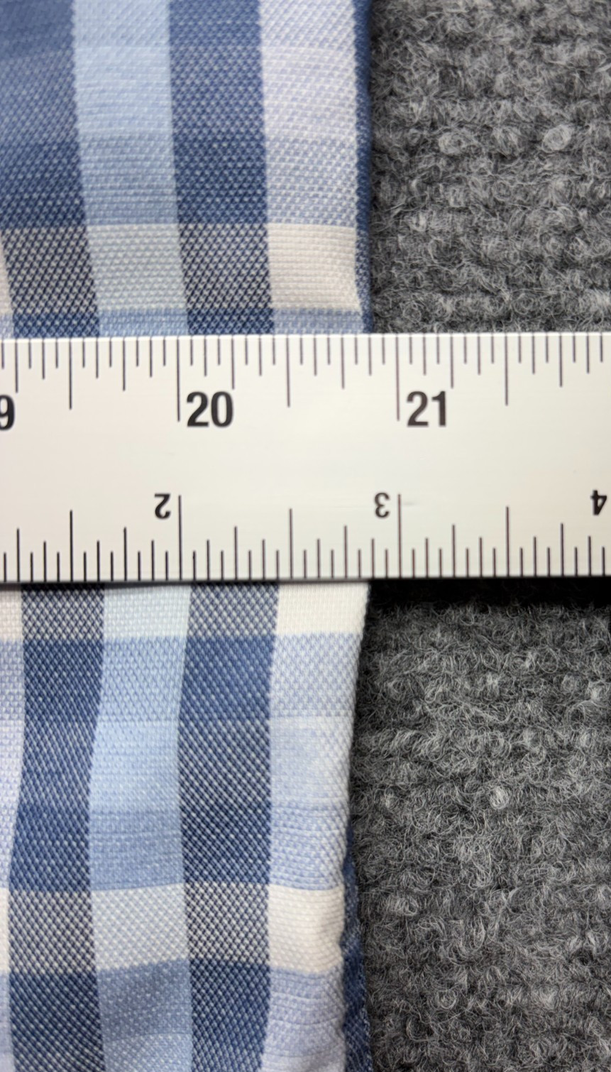 johnnie-O Prep-Formance Blue White Gingham Check Long Sleeve Button Down Shirt M