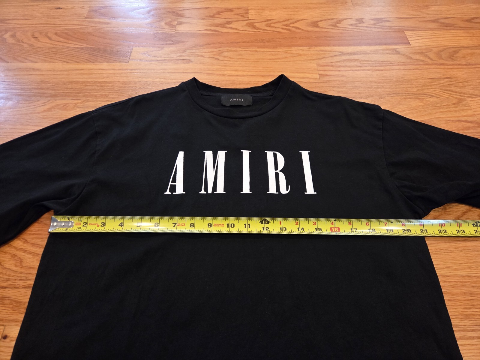 Amiri Shirt Size L Black Used Spell Out USA AMIRI