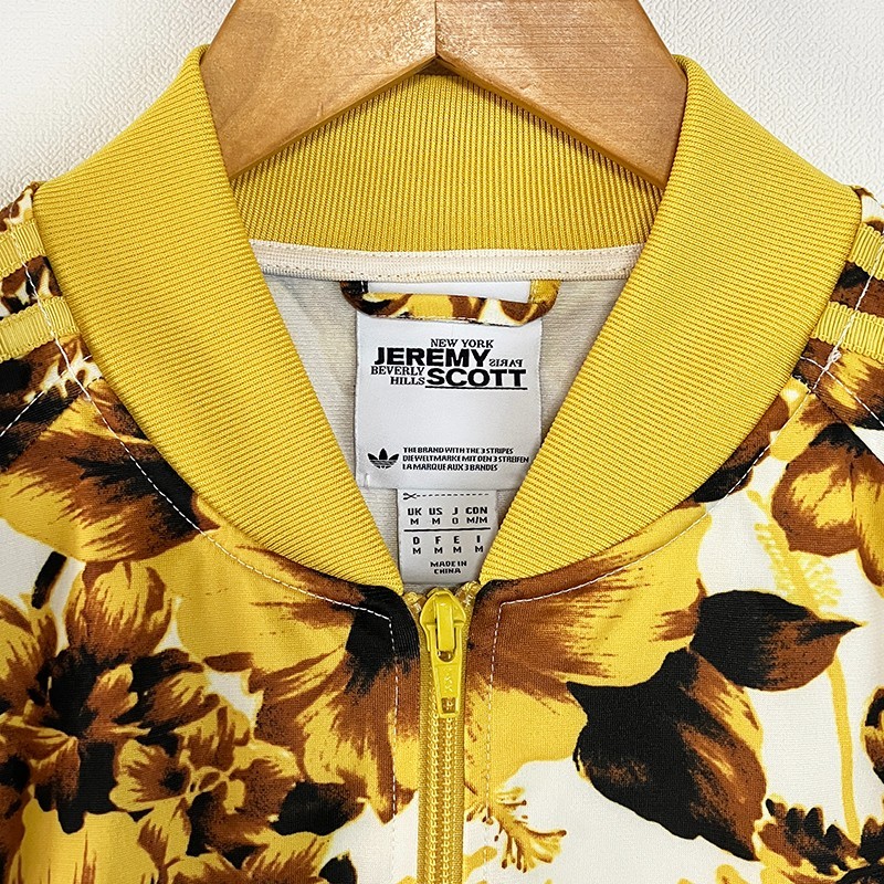 Adidas Jeremy Scott Hibiscus Blouson Floral Pattern Track Jacket Size M MINT!