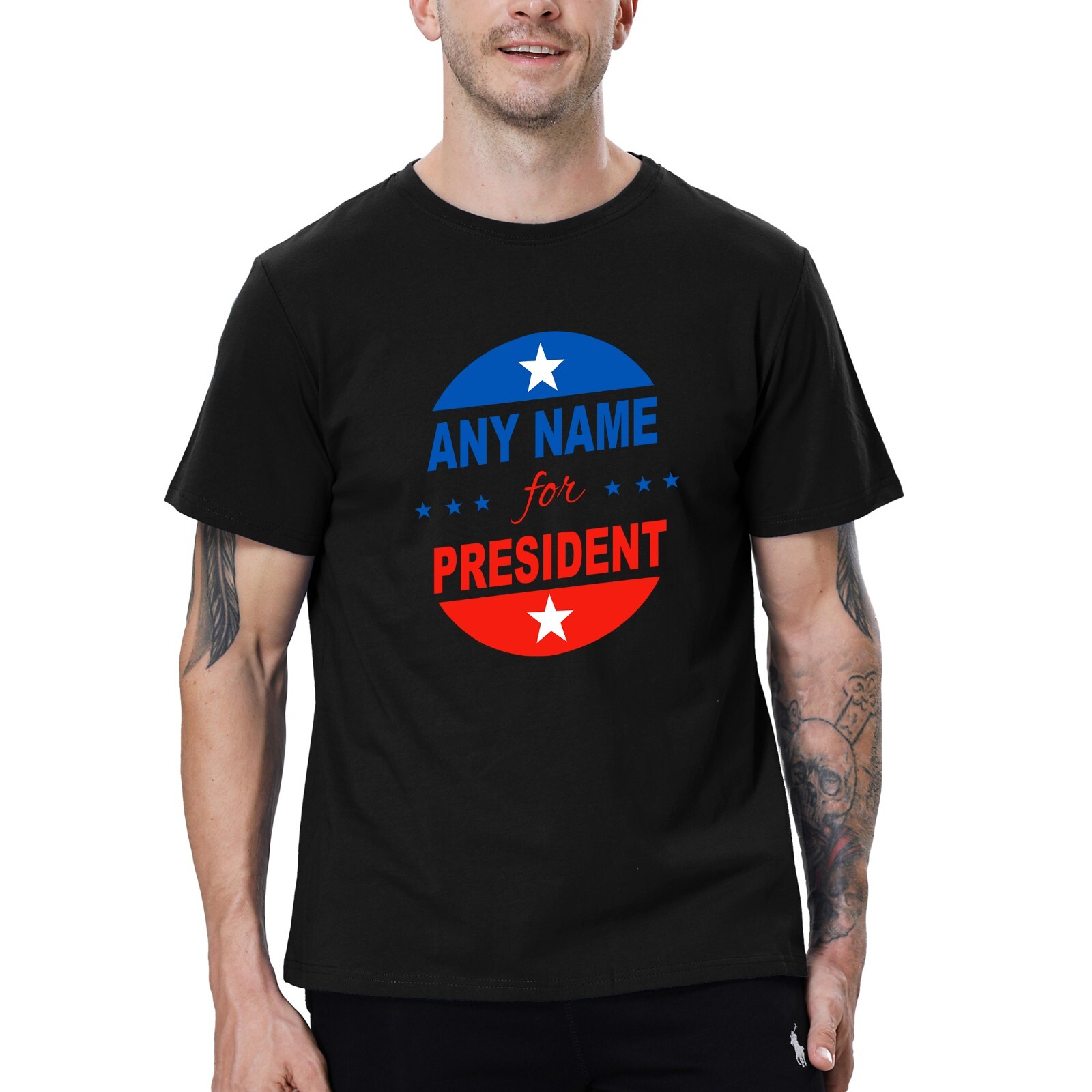 Custom Voting Tee PRINTED Personalized Name President Shirt for Election