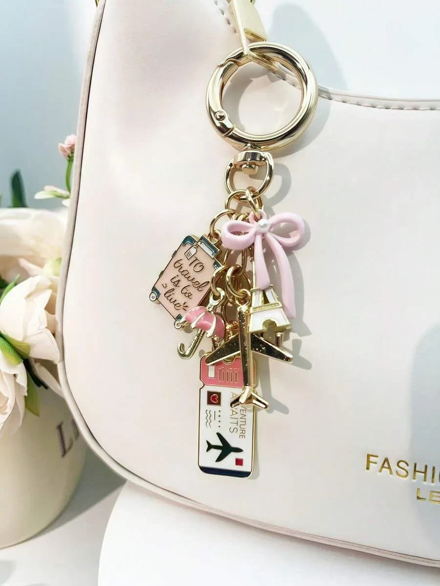 Cute Bag Charms Keychain Purse Charm Handbag Accessories for Women