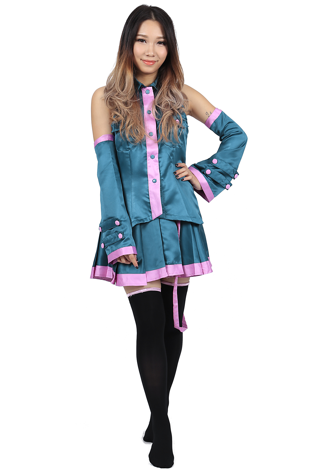 Vocaloid Family Cosplay Costume Kasane Teto Outfit 1st Ver Set