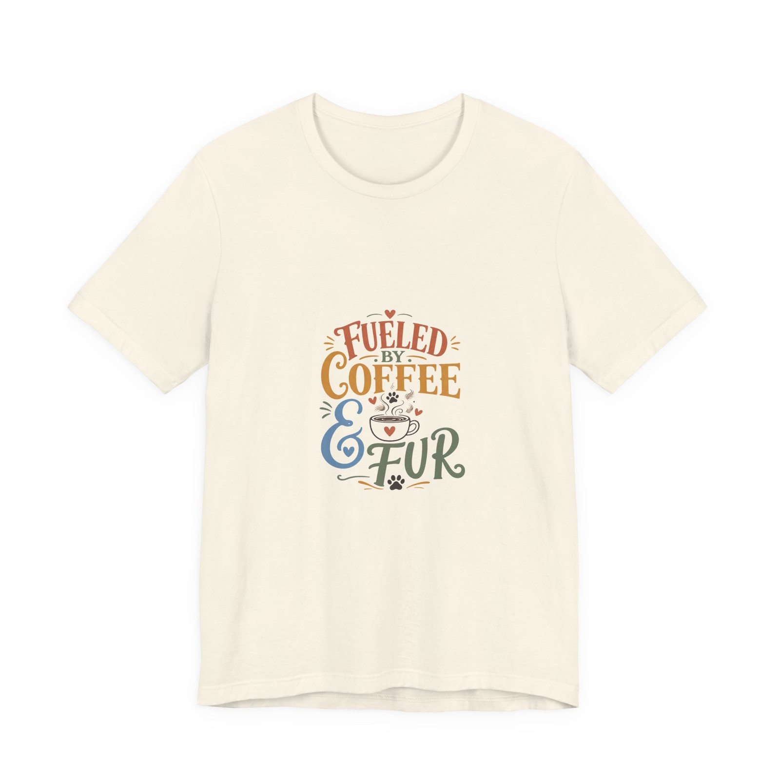 Vet Tech Shirt, Fueled by Coffee & Fur, Funny Veterinary Tech T-Shirt, Vet